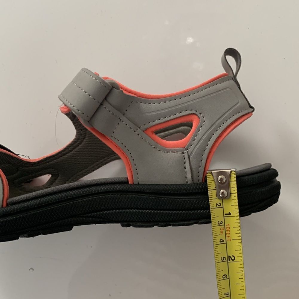 NWT Northside Lightweight Flexible Water Resistant Gray Pink Sandals Size 8 - Picture 9 of 12